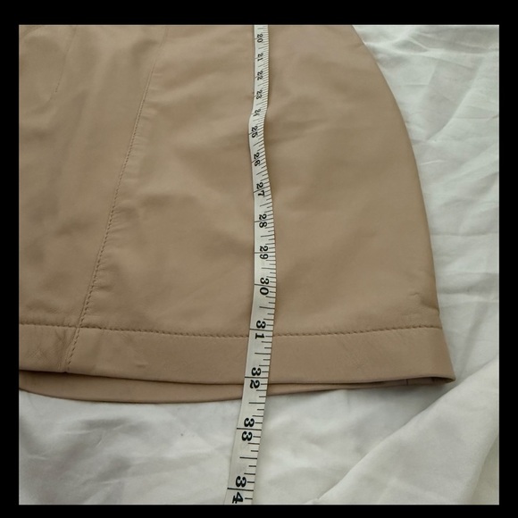 Iro Charlott Mini Dress Lamb Leather Is Size 8 Uk 38 - Picture 5 of 13